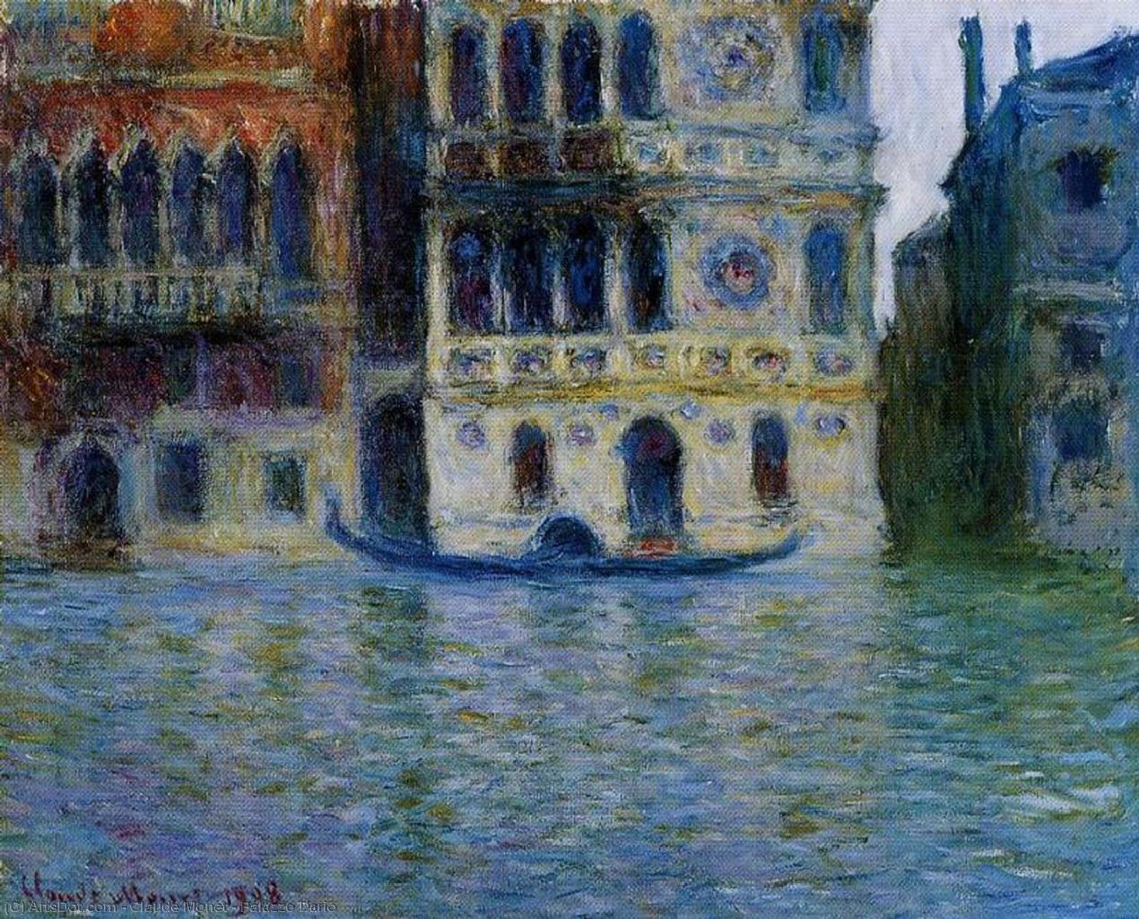 Wikioo.org - The Encyclopedia of Fine Arts - Painting, Artwork by Claude Monet - Palazzo Dario