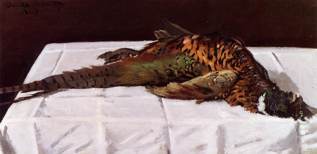 WikiOO.org - Encyclopedia of Fine Arts - Målning, konstverk Claude Monet - Pheasant