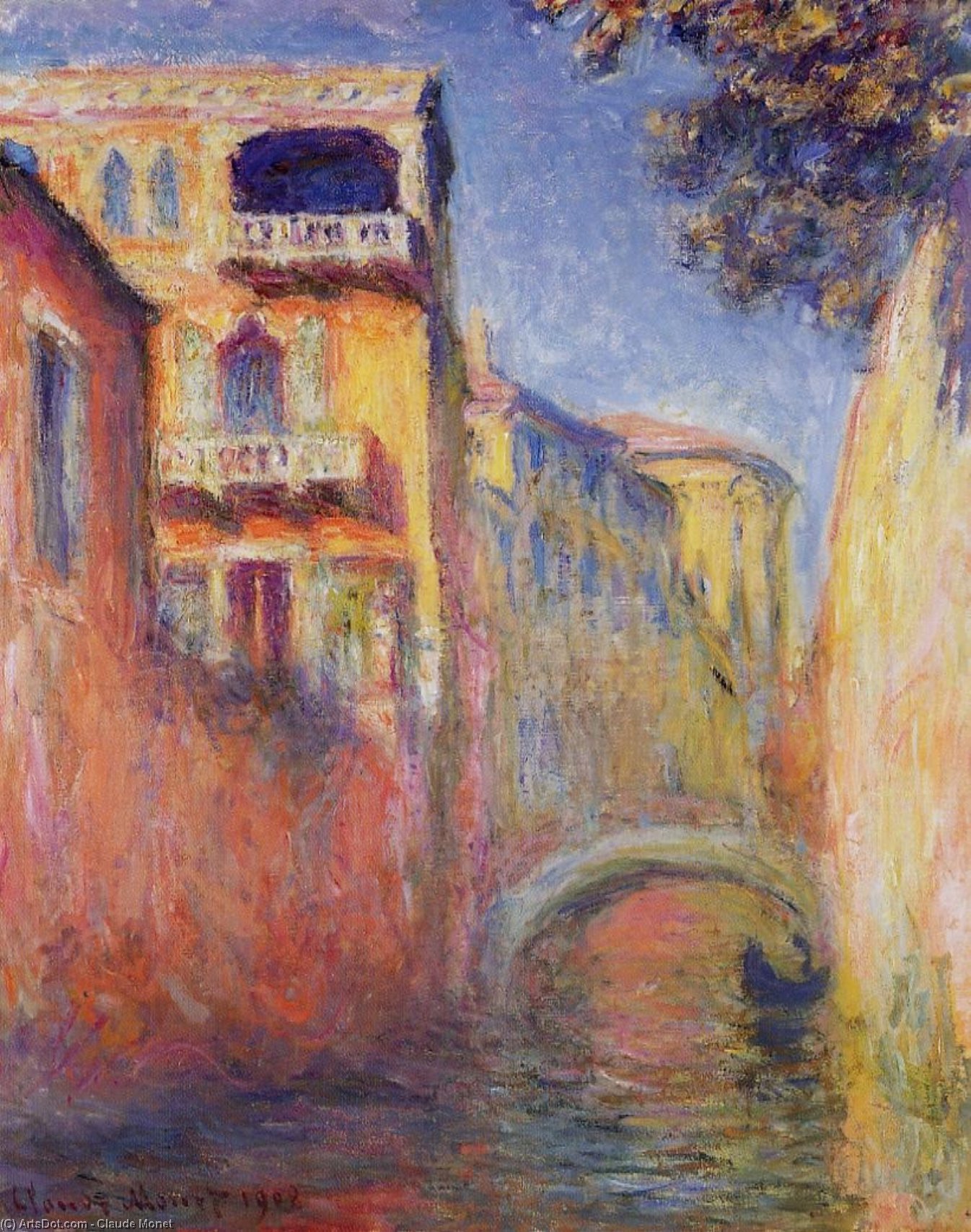 Wikioo.org - The Encyclopedia of Fine Arts - Painting, Artwork by Claude Monet - Rio della Salute 1