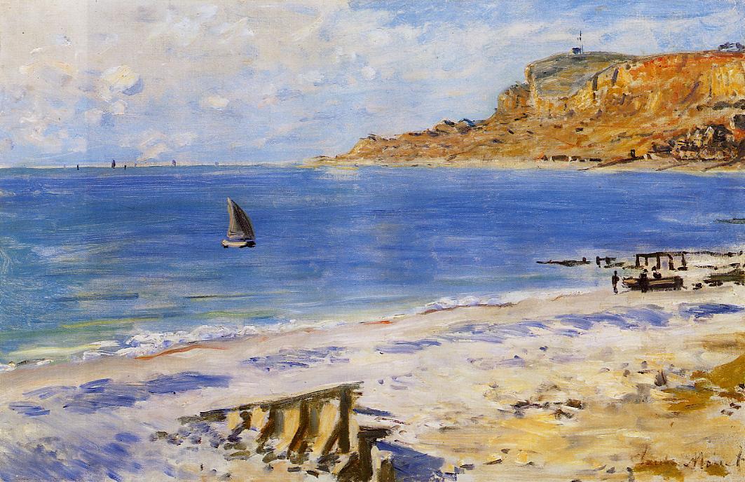 WikiOO.org - Encyclopedia of Fine Arts - Maľba, Artwork Claude Monet - Sainte-Adresse