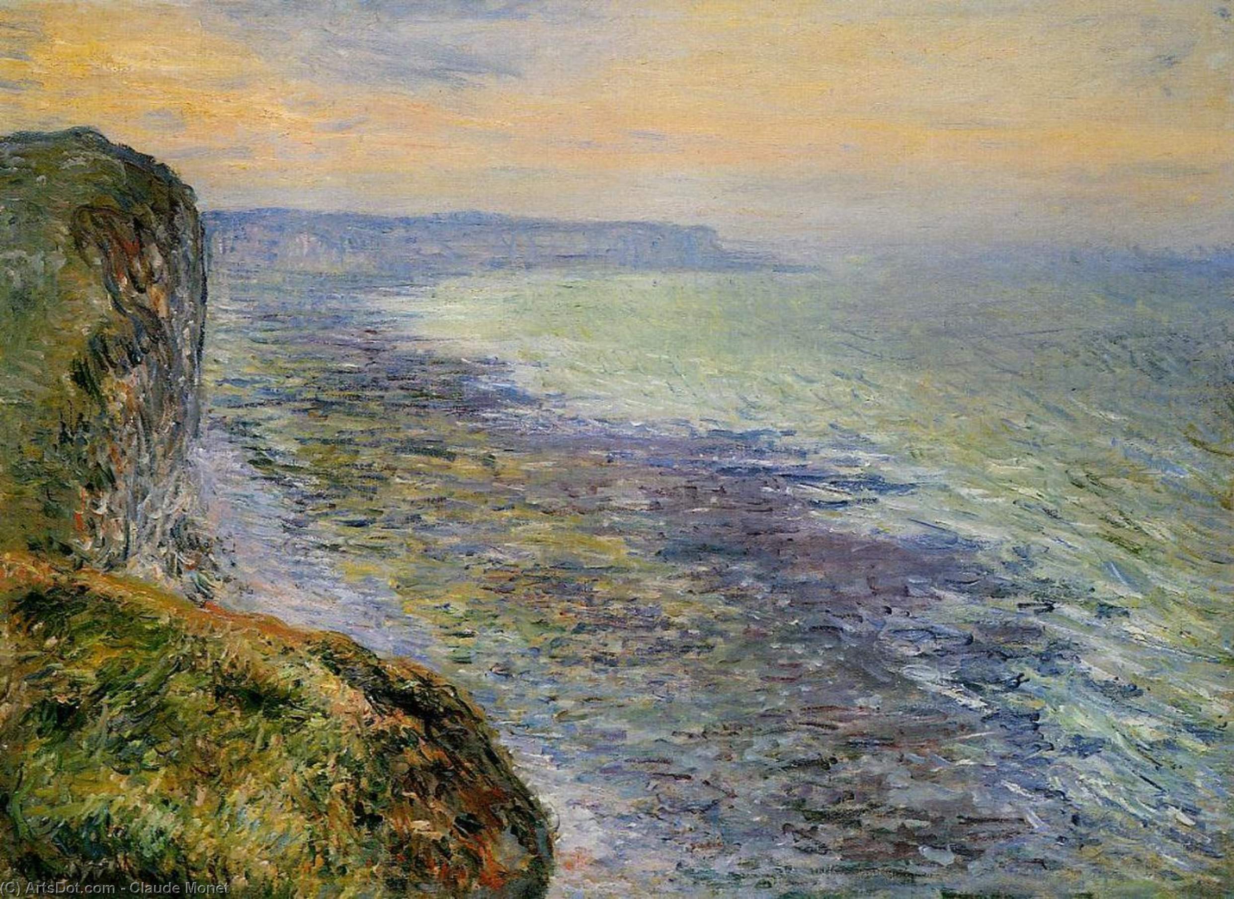 Wikioo.org - The Encyclopedia of Fine Arts - Painting, Artwork by Claude Monet - Seascape near Fecamp