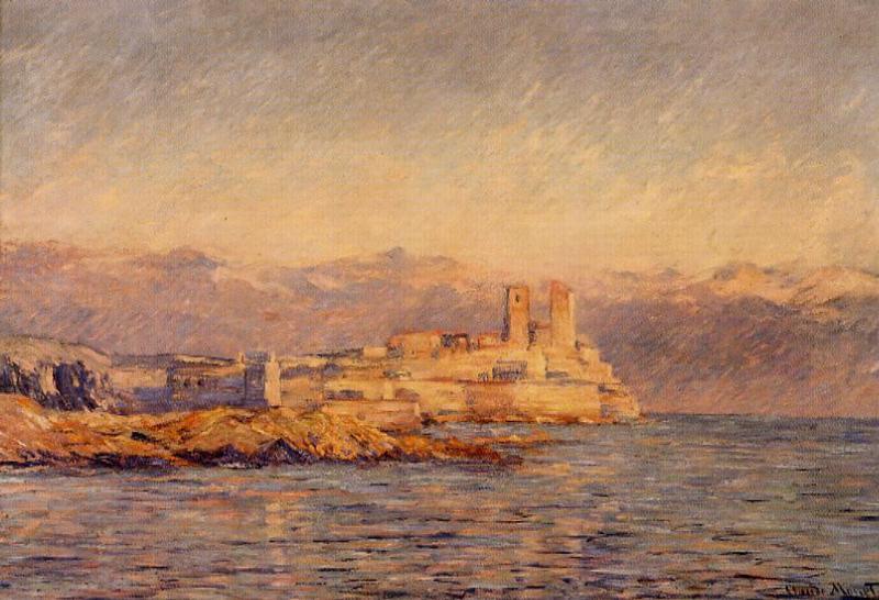 Wikioo.org - The Encyclopedia of Fine Arts - Painting, Artwork by Claude Monet - The Castle in Antibes