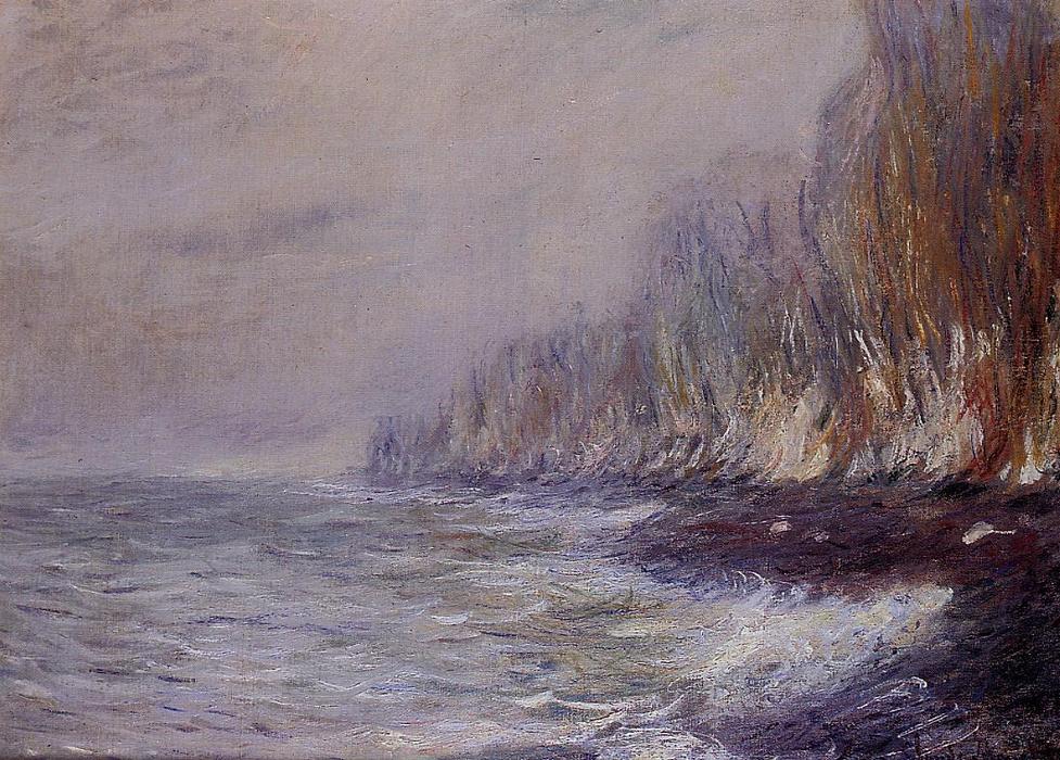 Wikioo.org - The Encyclopedia of Fine Arts - Painting, Artwork by Claude Monet - The Effect of Fog near Dieppe