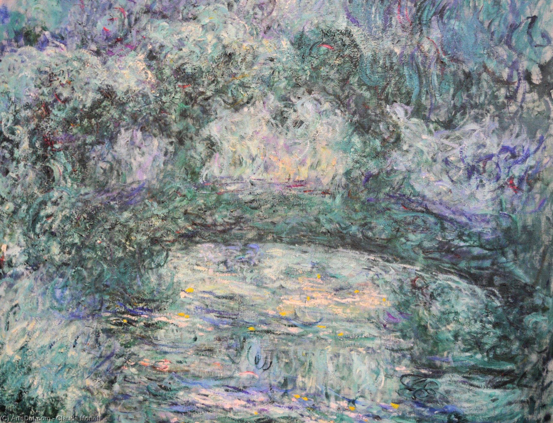 Wikioo.org – L'Enciclopedia delle Belle Arti - Pittura, Opere di Claude Monet - Il ponte giapponese 3