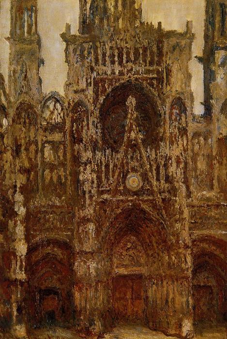 Wikioo.org – L'Enciclopedia delle Belle Arti - Pittura, Opere di Claude Monet - il Portale accordo  contro  marrone
