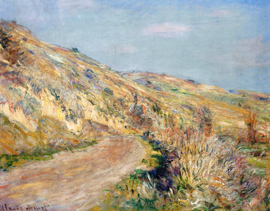 Wikioo.org - สารานุกรมวิจิตรศิลป์ - จิตรกรรม Claude Monet - The Road to Giverny 1