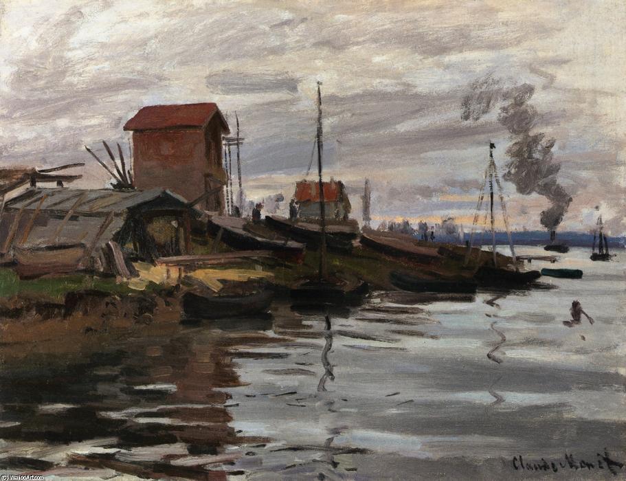 WikiOO.org - Енциклопедія образотворчого мистецтва - Живопис, Картини
 Claude Monet - The Seine at Petit-Gennevilliers