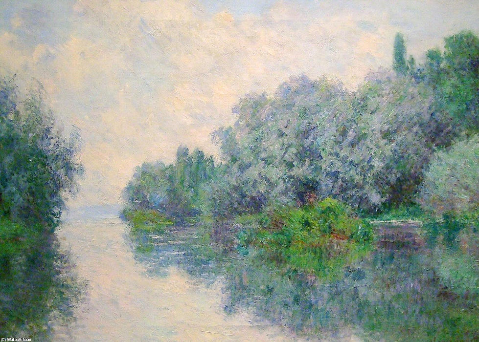 Wikioo.org - Die Enzyklopädie bildender Kunst - Malerei, Kunstwerk von Claude Monet - die seine nahe giverny