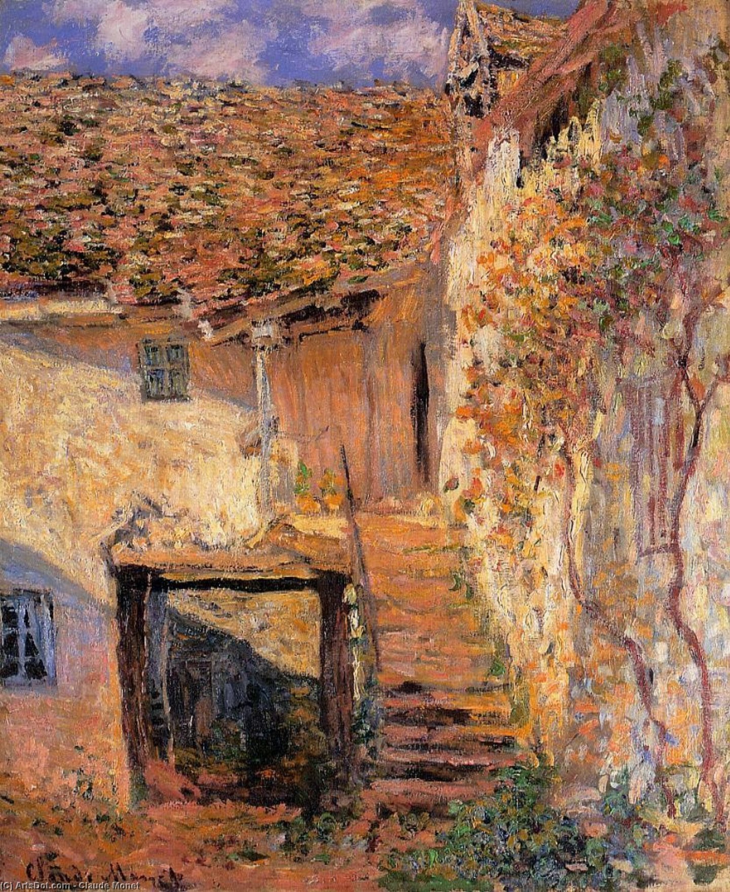 Wikioo.org - The Encyclopedia of Fine Arts - Painting, Artwork by Claude Monet - The Steps