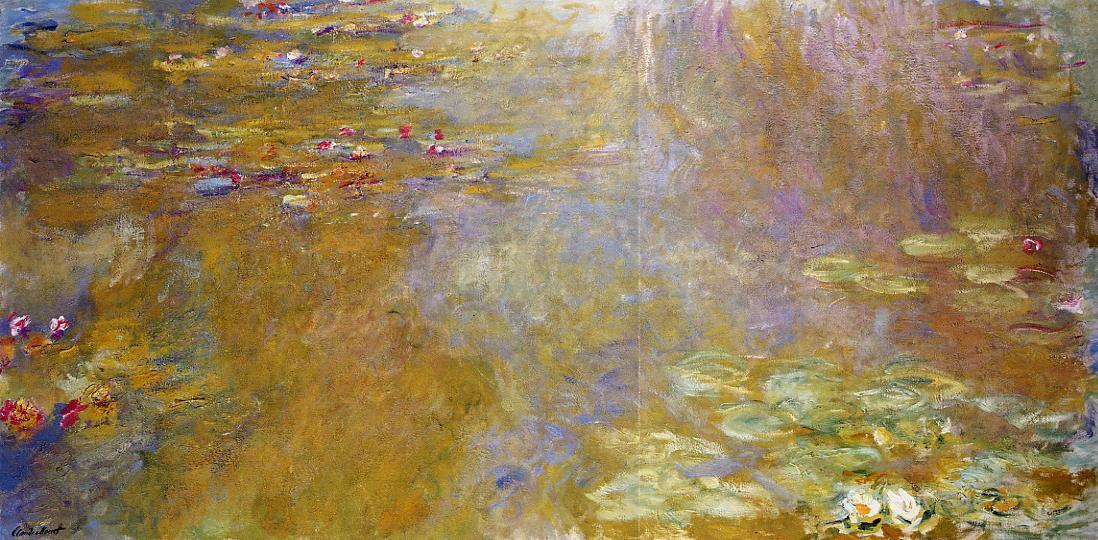 WikiOO.org - Encyclopedia of Fine Arts - Malba, Artwork Claude Monet - The Water-Lily Pond 6