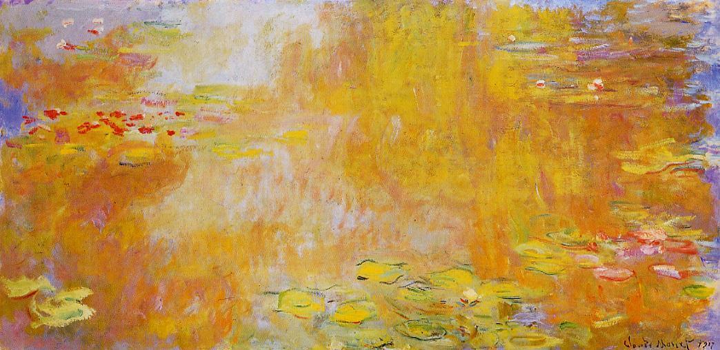 WikiOO.org - Encyclopedia of Fine Arts - Festés, Grafika Claude Monet - The Water-Lily Pond