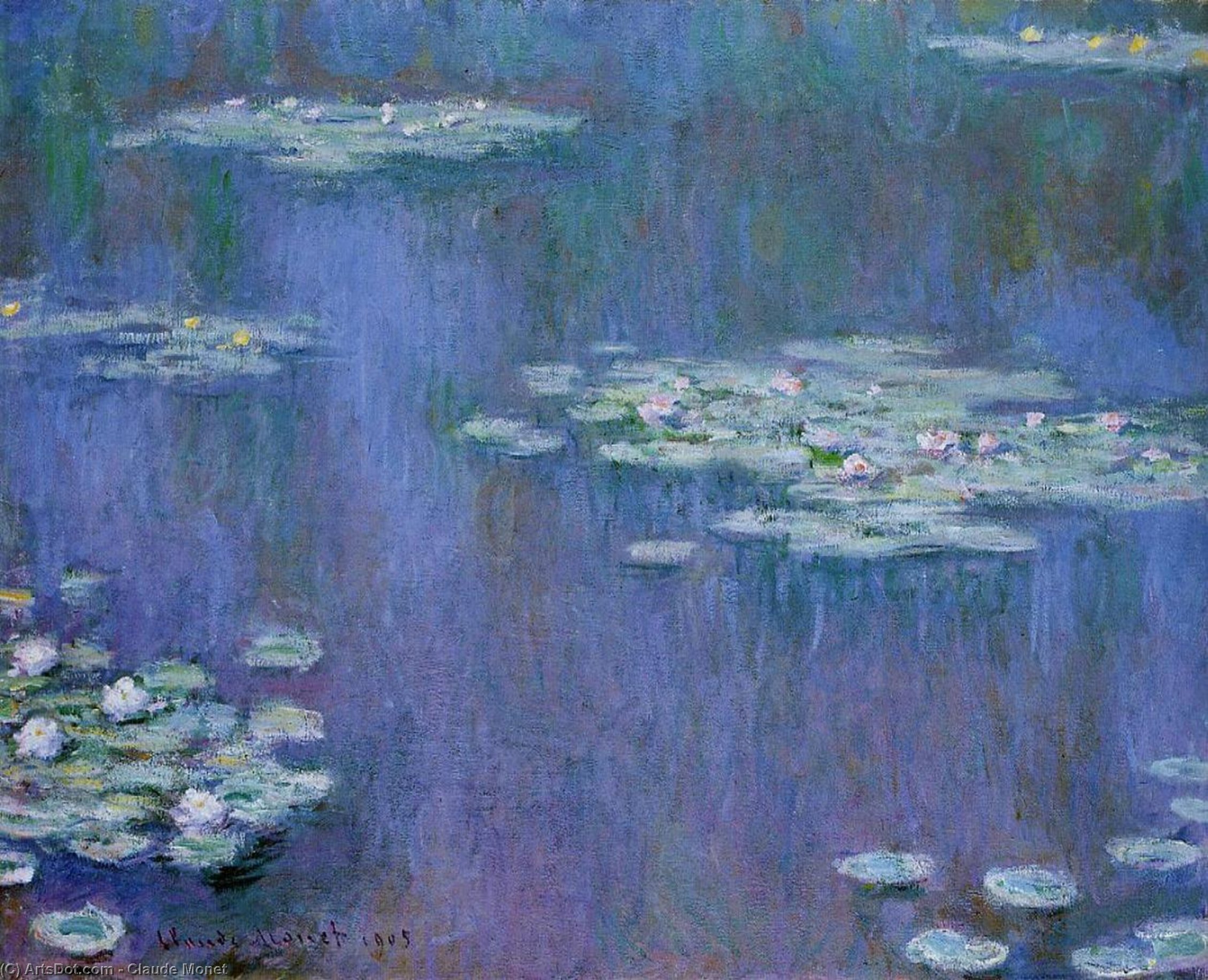 WikiOO.org - دایره المعارف هنرهای زیبا - نقاشی، آثار هنری Claude Monet - Water-Lilies 13