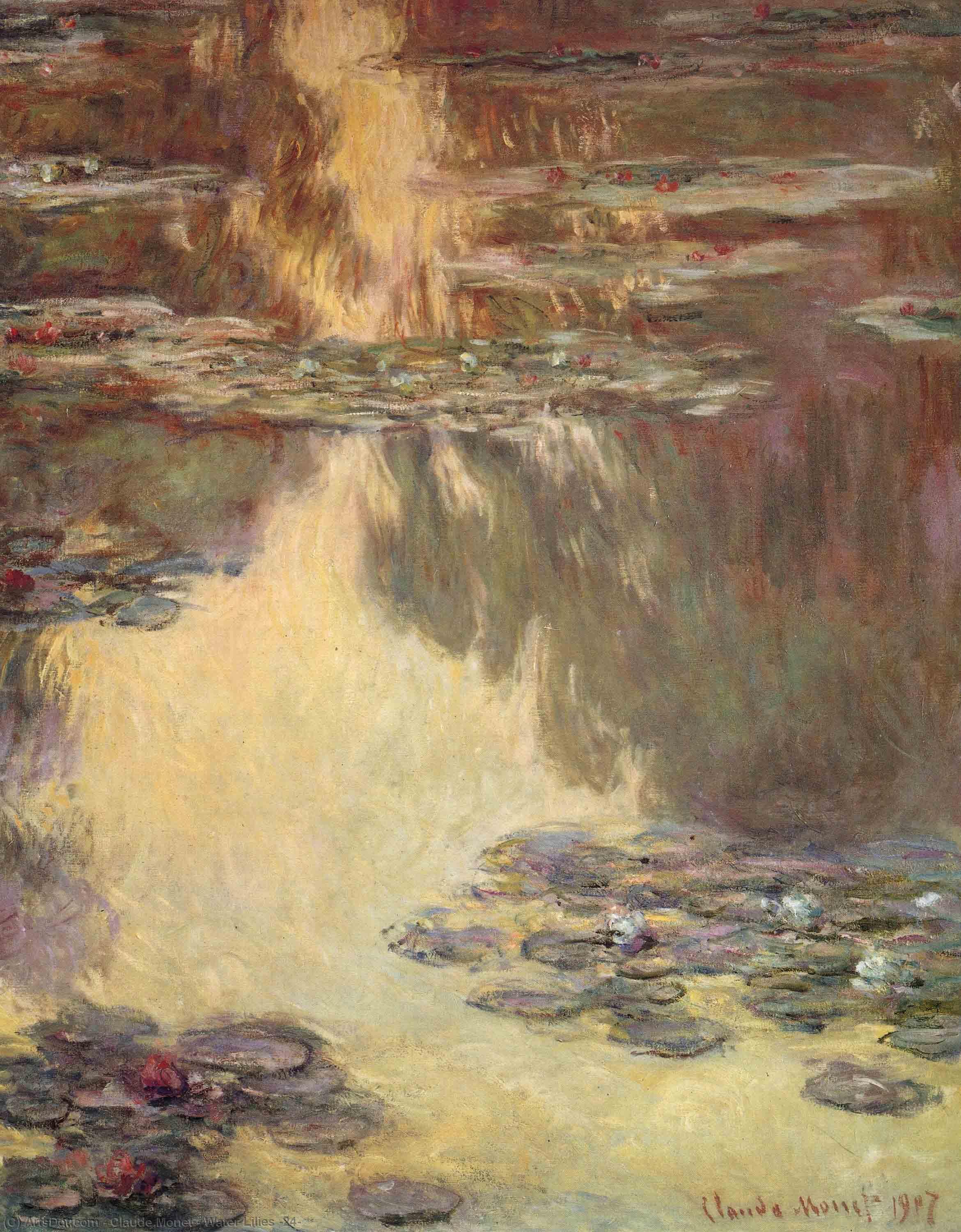 WikiOO.org - אנציקלופדיה לאמנויות יפות - ציור, יצירות אמנות Claude Monet - Water Lilies (24)