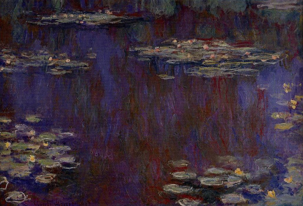 WikiOO.org - 백과 사전 - 회화, 삽화 Claude Monet - Water-Lilies 28