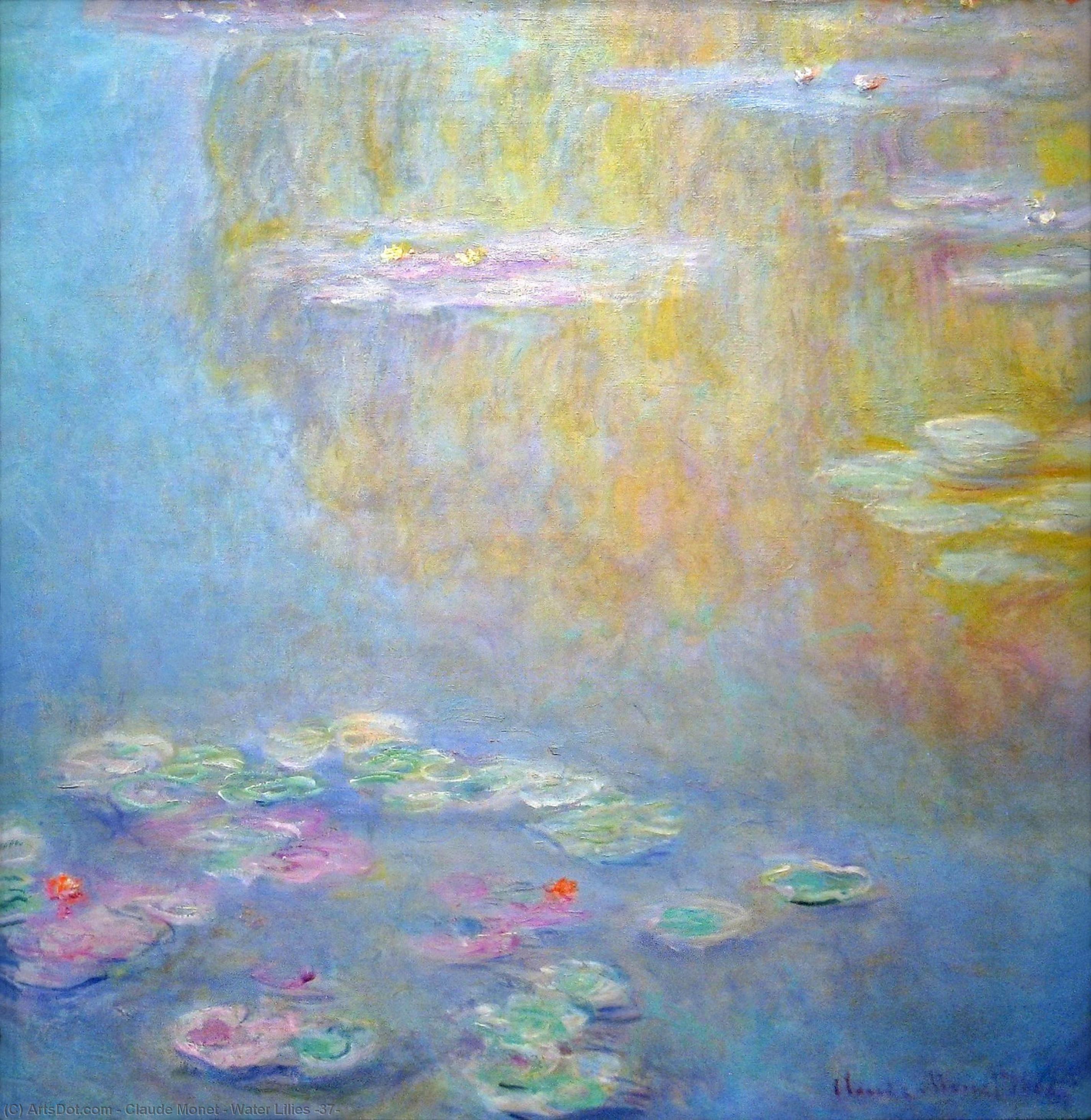 Wikioo.org - The Encyclopedia of Fine Arts - Painting, Artwork by Claude Monet - Water Lilies (37)
