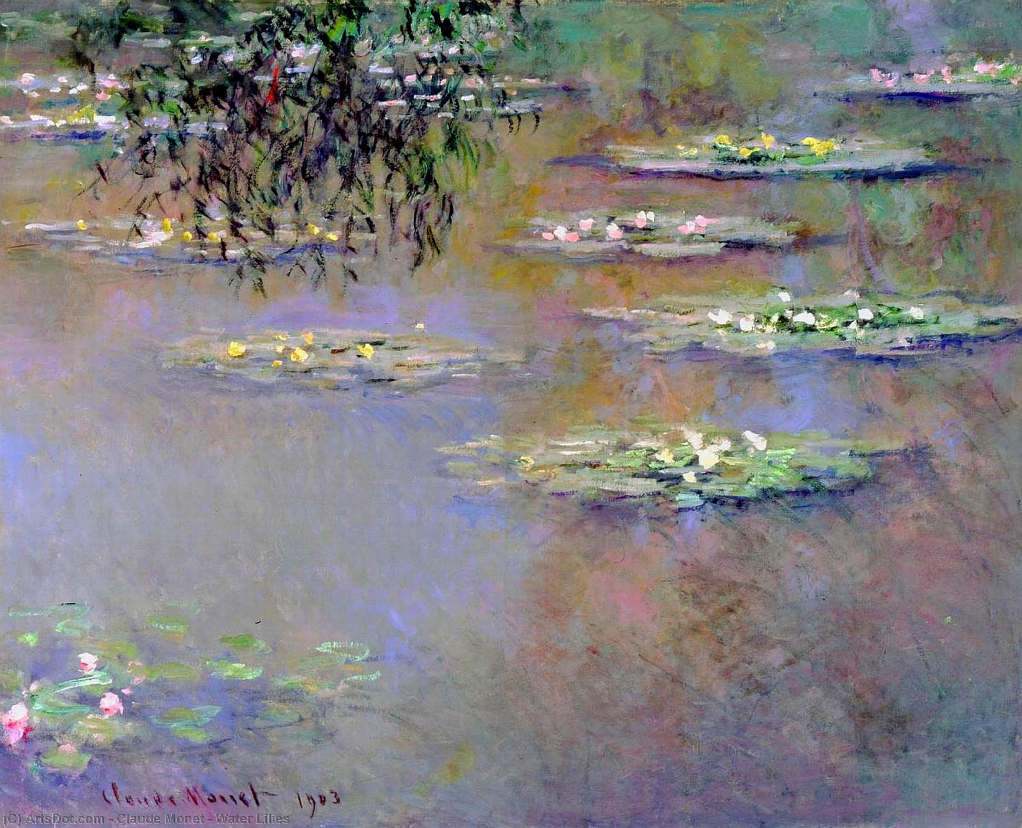 Wikioo.org - Bách khoa toàn thư về mỹ thuật - Vẽ tranh, Tác phẩm nghệ thuật Claude Monet - Water Lilies