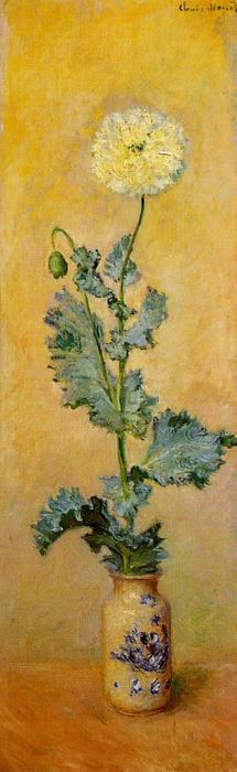 Wikioo.org - สารานุกรมวิจิตรศิลป์ - จิตรกรรม Claude Monet - White Poppy