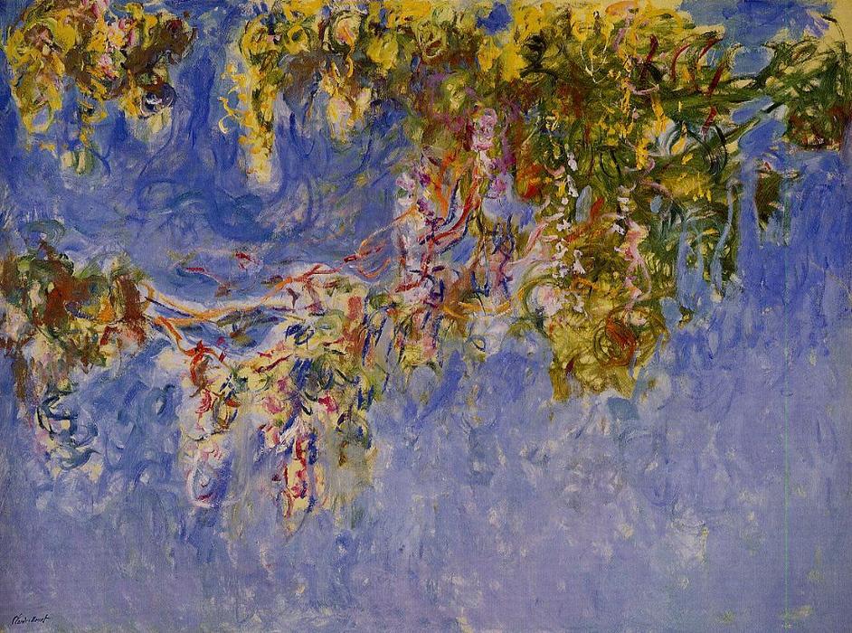 WikiOO.org - Encyclopedia of Fine Arts - Maľba, Artwork Claude Monet - Wisteria 1