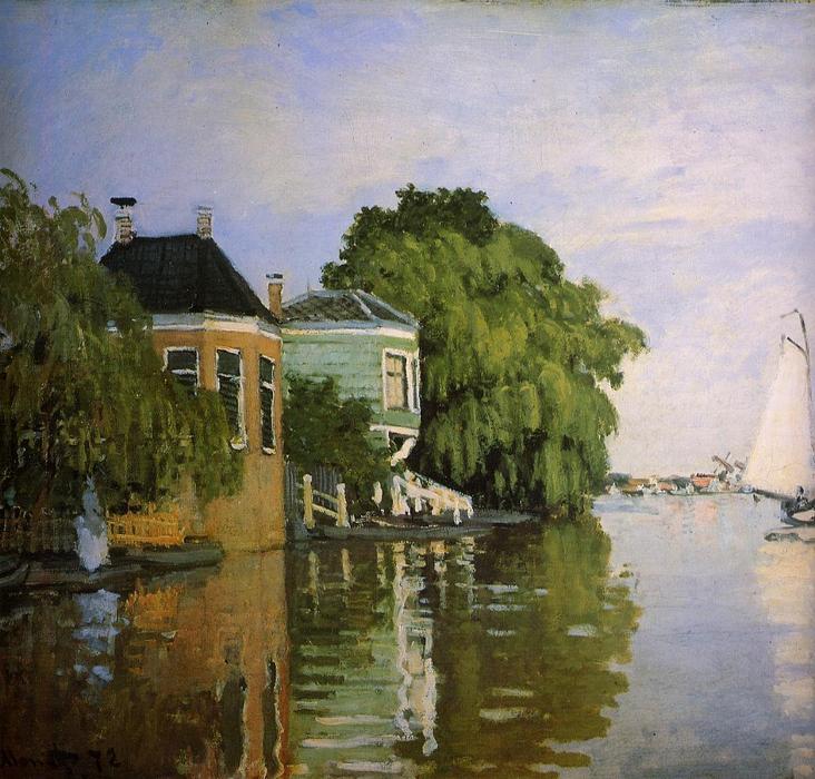 Wikioo.org - Encyklopedia Sztuk Pięknych - Malarstwo, Grafika Claude Monet - Zaandam 1