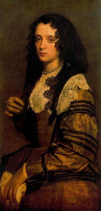 WikiOO.org - Encyclopedia of Fine Arts - Maalaus, taideteos Diego Velazquez - A Young Lady