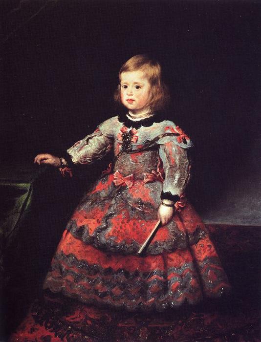 Wikioo.org - The Encyclopedia of Fine Arts - Painting, Artwork by Diego Velazquez - Infanta Margarita 2