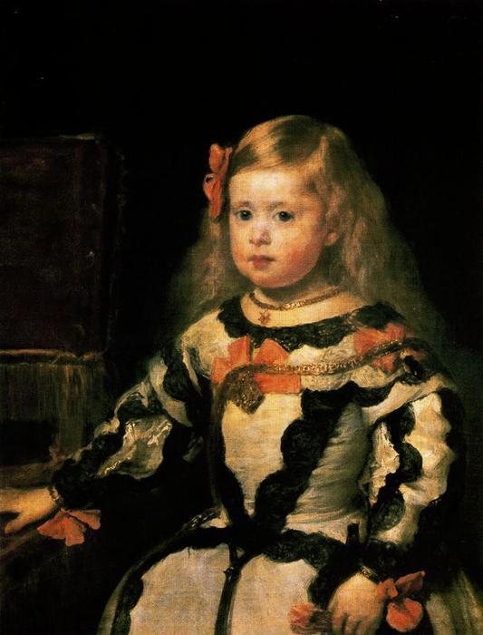 WikiOO.org - 백과 사전 - 회화, 삽화 Diego Velazquez - La Infanta María Margarita, hija de Felipe IV, Rey de España