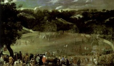 Wikioo.org – La Enciclopedia de las Bellas Artes - Pintura, Obras de arte de Diego Velazquez - La tela real