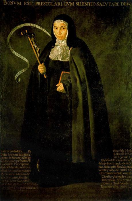 WikiOO.org - 백과 사전 - 회화, 삽화 Diego Velazquez - Madre Jerónima de la Fuente