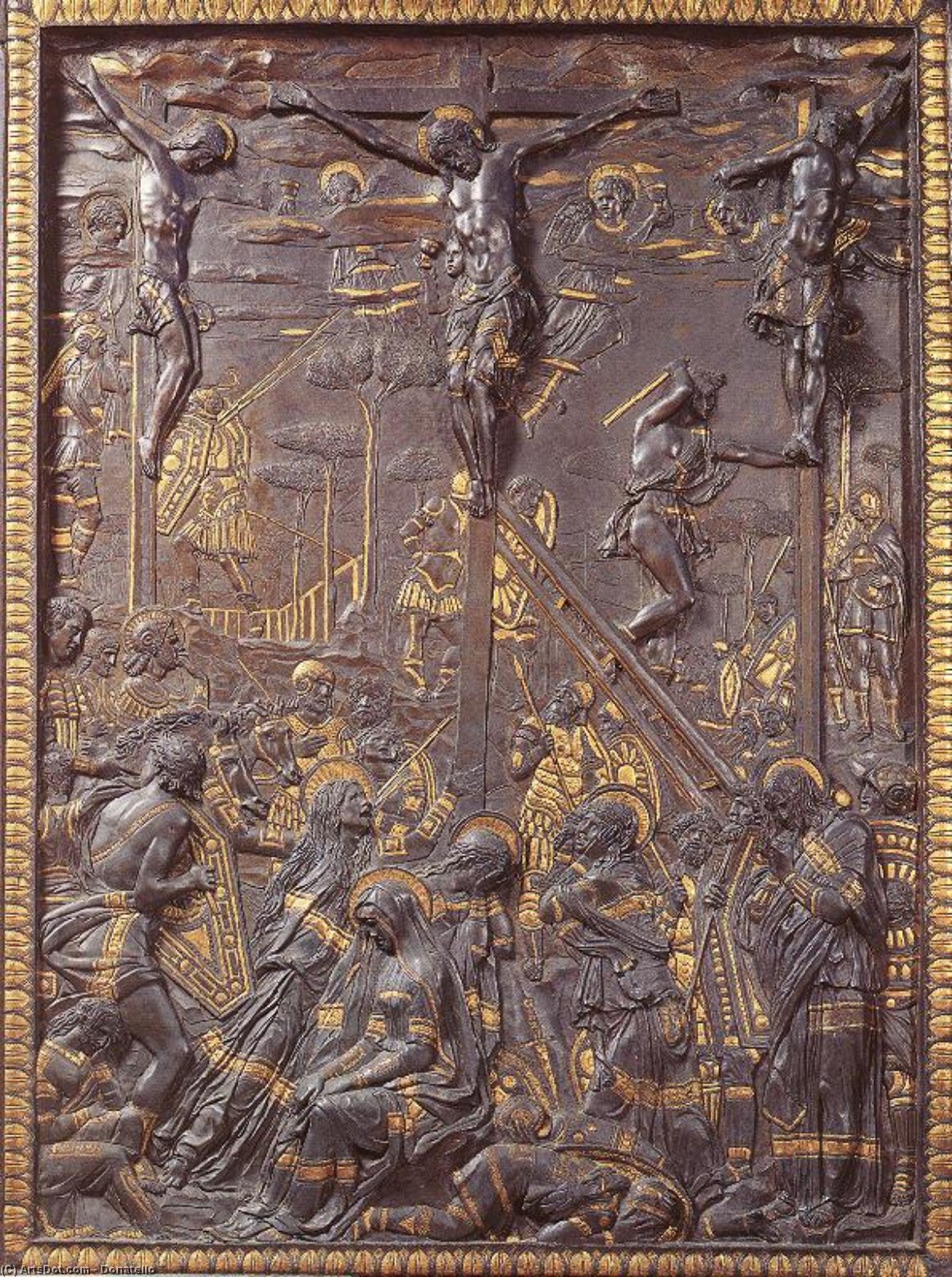 WikiOO.org - Encyclopedia of Fine Arts - Schilderen, Artwork Donatello - Crucifixion
