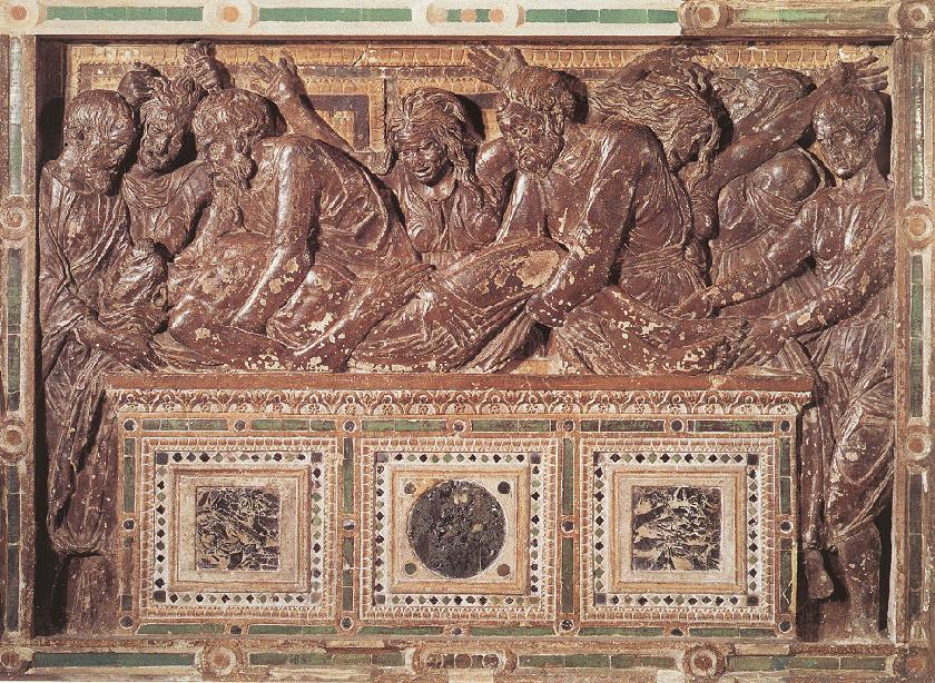 WikiOO.org - אנציקלופדיה לאמנויות יפות - ציור, יצירות אמנות Donatello - Entombment 1