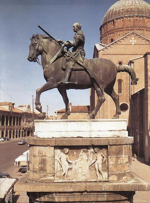 Wikioo.org - สารานุกรมวิจิตรศิลป์ - จิตรกรรม Donatello - Equestrian Statue of Gattamelata