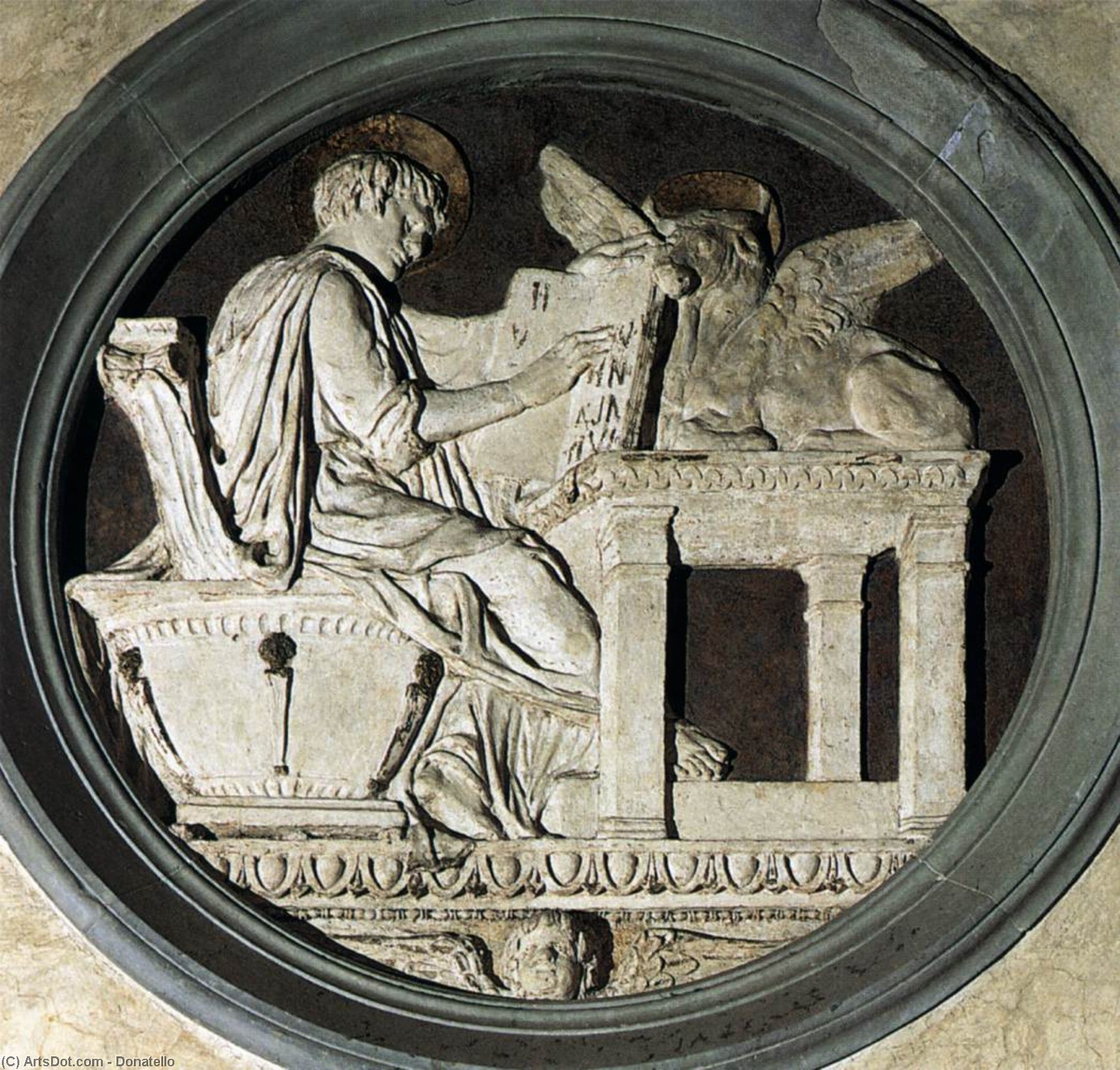 WikiOO.org - Encyclopedia of Fine Arts - Lukisan, Artwork Donatello - Evangelist Matthew