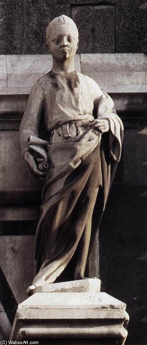 Wikioo.org - สารานุกรมวิจิตรศิลป์ - จิตรกรรม Donatello - Prophet (left of the Porta della Mandorla)