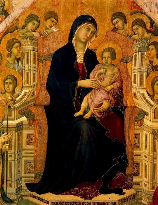 WikiOO.org - Enciclopedia of Fine Arts - Pictura, lucrări de artă Duccio Di Buoninsegna - La Maestá 12