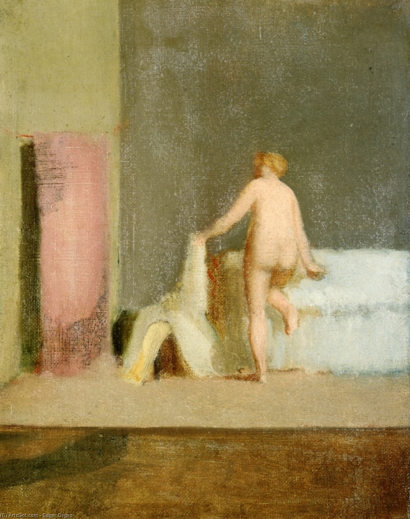 WikiOO.org - Енциклопедія образотворчого мистецтва - Живопис, Картини
 Edgar Degas - Candaule's Wife