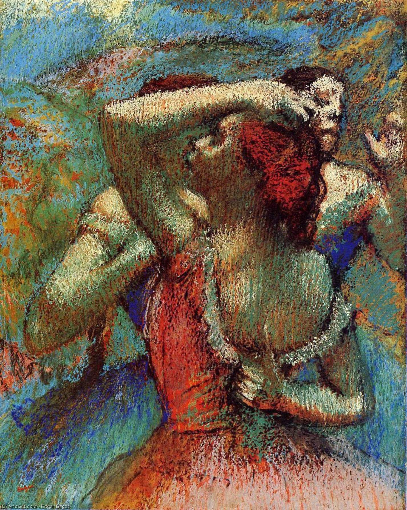Wikioo.org – La Enciclopedia de las Bellas Artes - Pintura, Obras de arte de Edgar Degas - bailarines