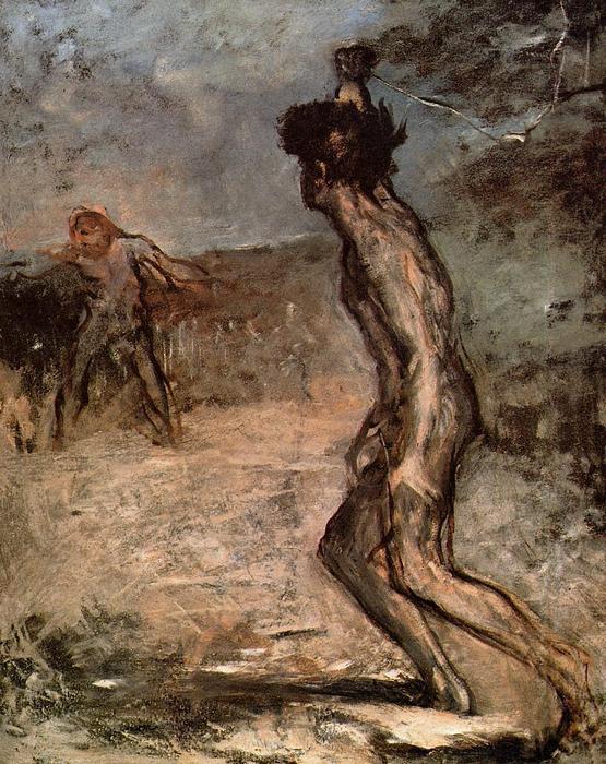 WikiOO.org - 百科事典 - 絵画、アートワーク Edgar Degas - ダビデとゴリアテ