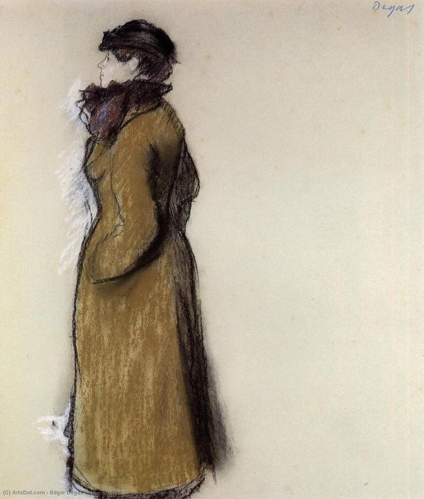 Wikioo.org - The Encyclopedia of Fine Arts - Painting, Artwork by Edgar Degas - Ellen Andree