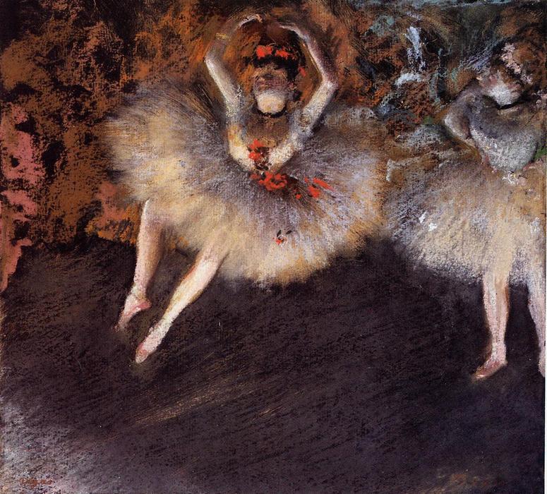 WikiOO.org - Encyclopedia of Fine Arts - Lukisan, Artwork Edgar Degas - Le Pas Battu