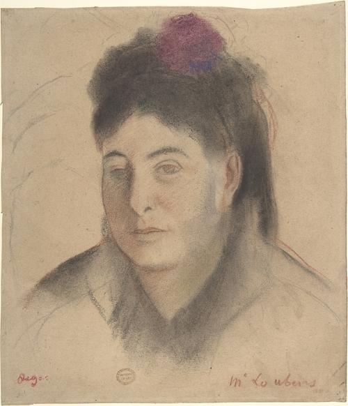 WikiOO.org – 美術百科全書 - 繪畫，作品 Edgar Degas - 杜莎夫人Loubens