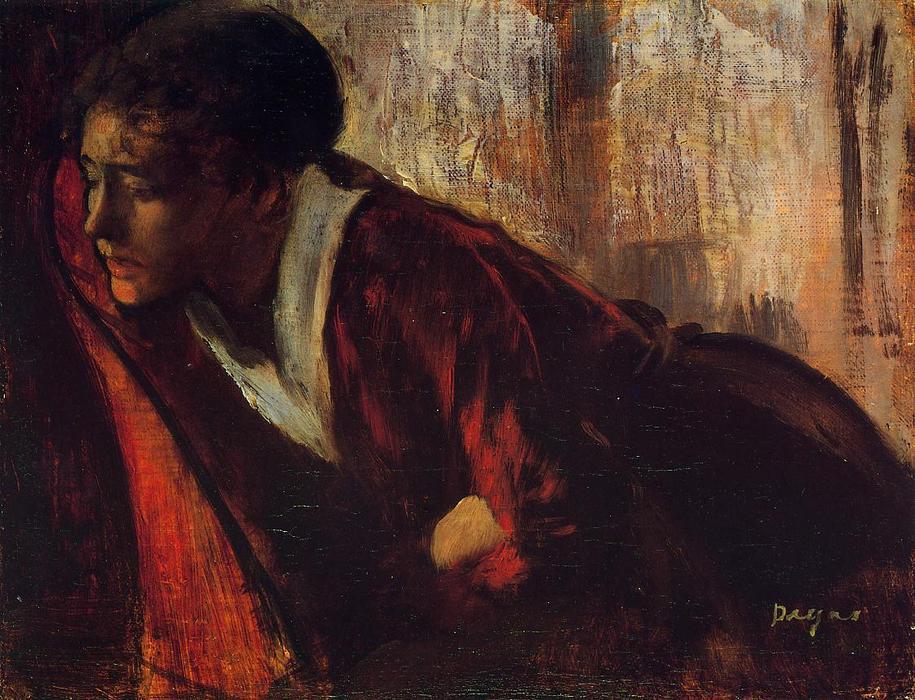 WikiOO.org - Encyclopedia of Fine Arts - Malba, Artwork Edgar Degas - Melancholy
