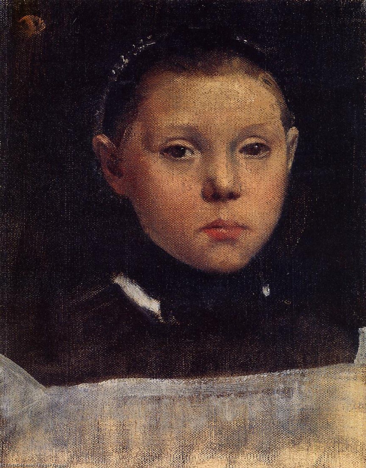 Wikioo.org - The Encyclopedia of Fine Arts - Painting, Artwork by Edgar Degas - Portrait of Giulia Bellelli