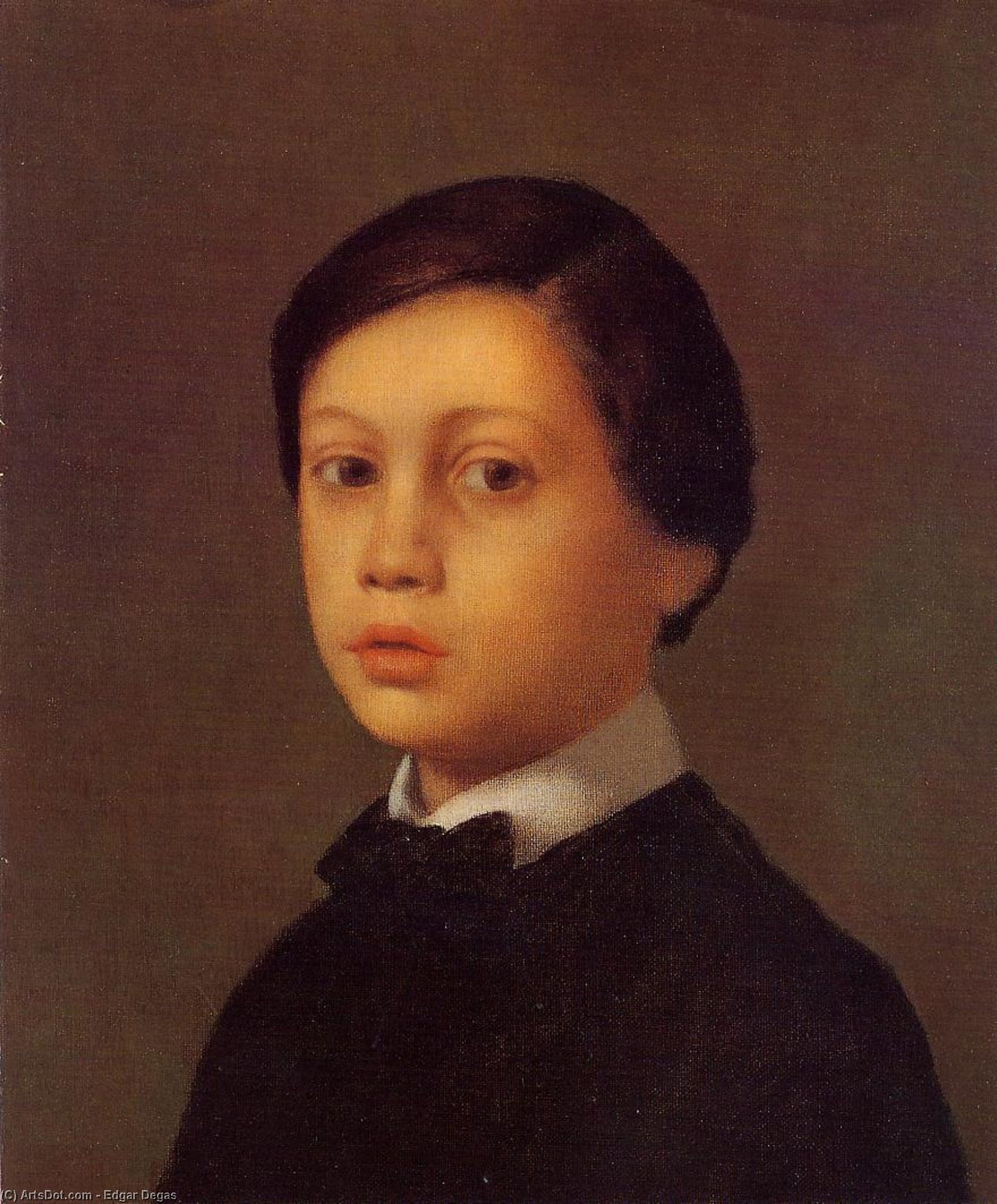 WikiOO.org - Enciclopédia das Belas Artes - Pintura, Arte por Edgar Degas - Portrait of Rene De Gas