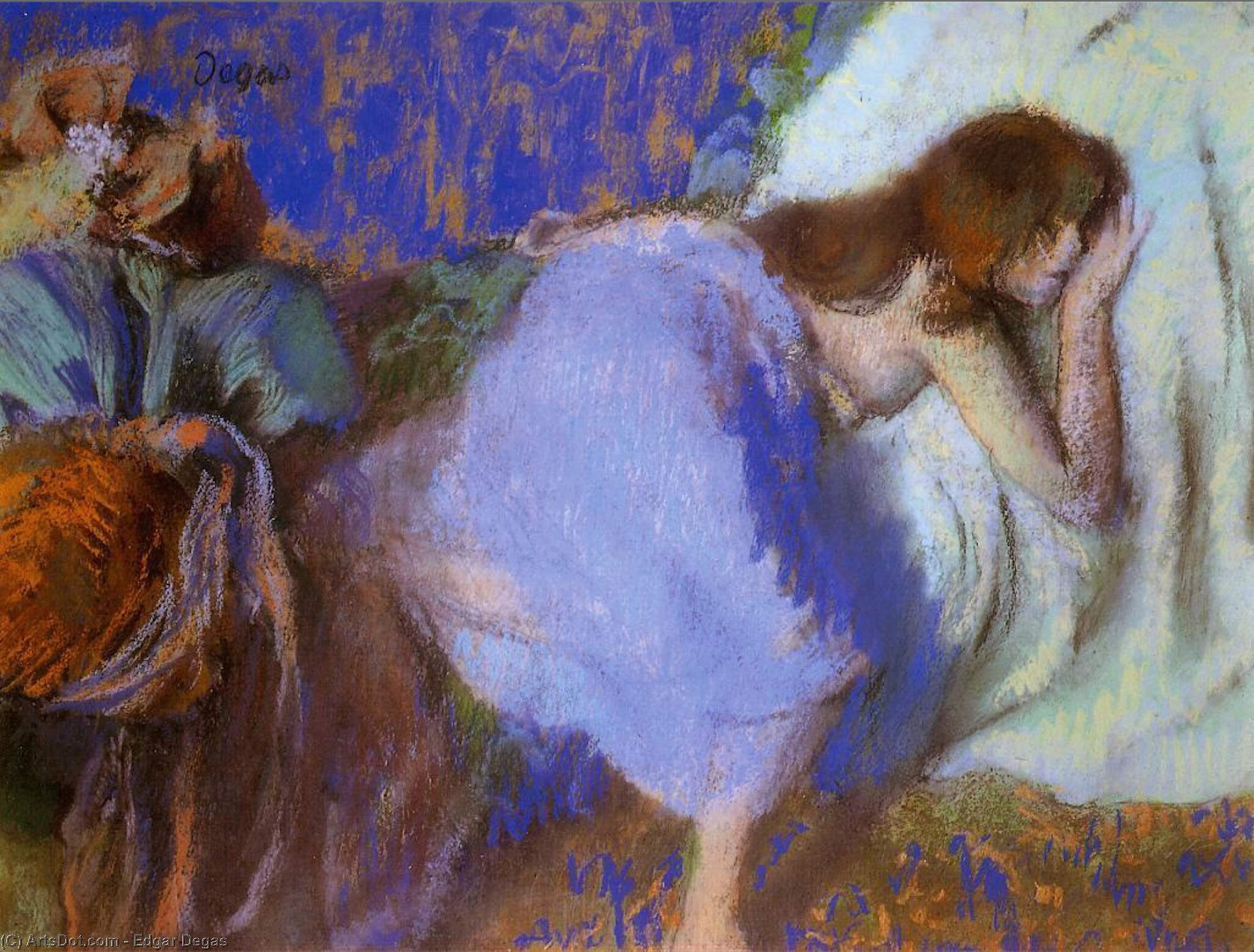 Wikioo.org - The Encyclopedia of Fine Arts - Painting, Artwork by Edgar Degas - Rest