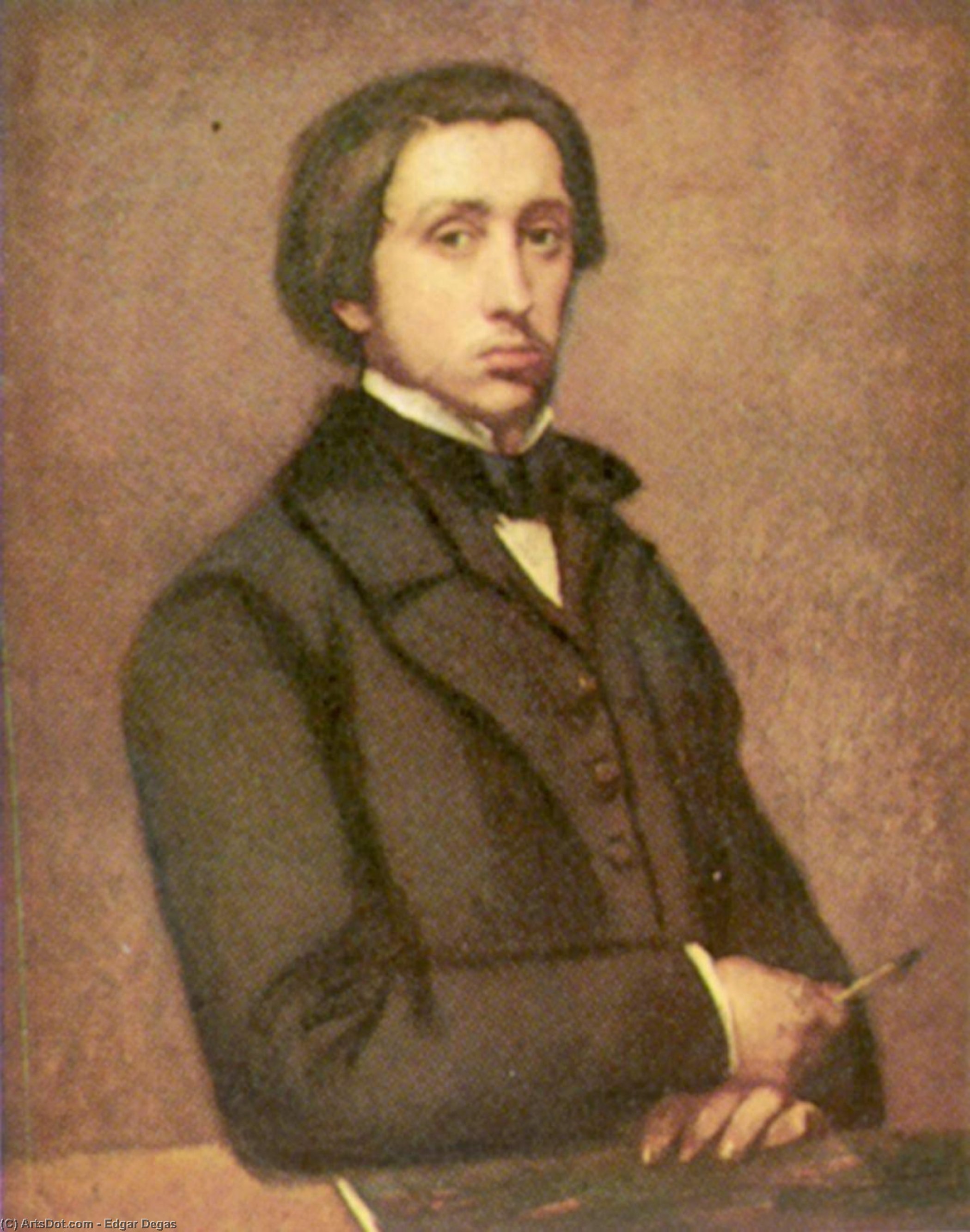 Wikioo.org - Die Enzyklopädie bildender Kunst - Malerei, Kunstwerk von Edgar Degas - selbstporträt