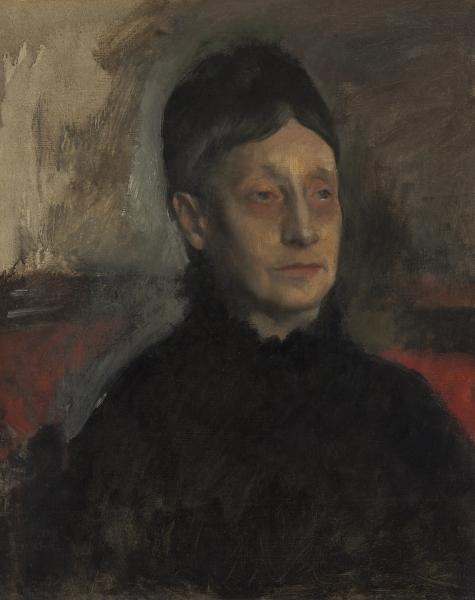 Wikioo.org - The Encyclopedia of Fine Arts - Painting, Artwork by Edgar Degas - Stefanina Primicile Carafa, Marchioness of Cicerale and Duchess of Montejasi