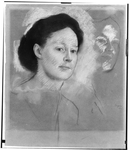 Wikioo.org - The Encyclopedia of Fine Arts - Painting, Artwork by Edgar Degas - The Artist's Cousin, Probably Mrs. William Bell