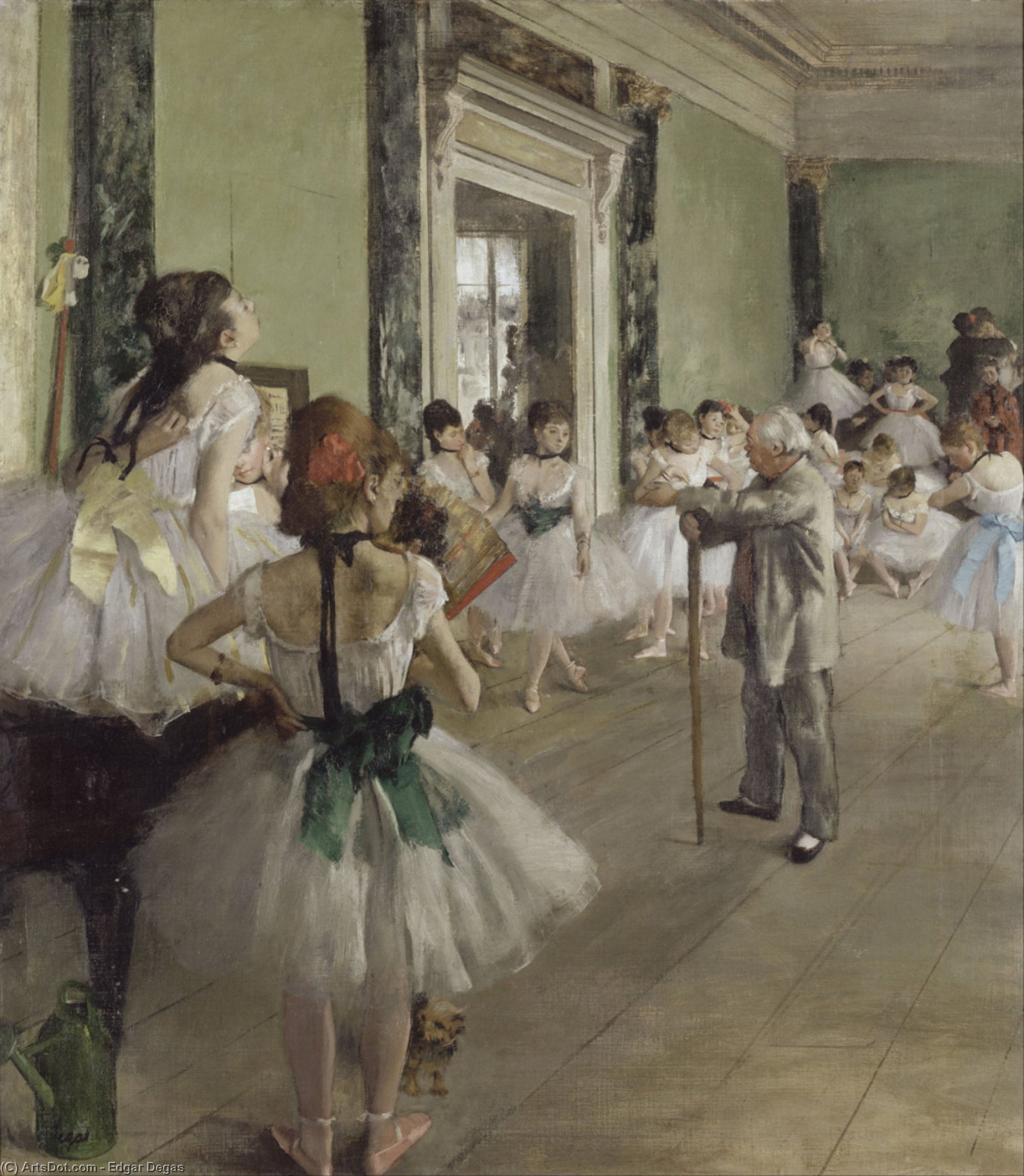 WikiOO.org - دایره المعارف هنرهای زیبا - نقاشی، آثار هنری Edgar Degas - The Dance Class