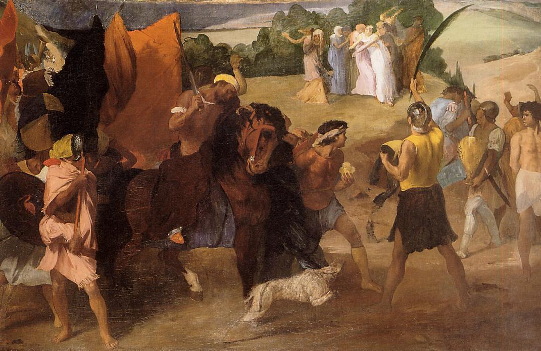 Wikioo.org – L'Enciclopedia delle Belle Arti - Pittura, Opere di Edgar Degas - La figlia di Jefte