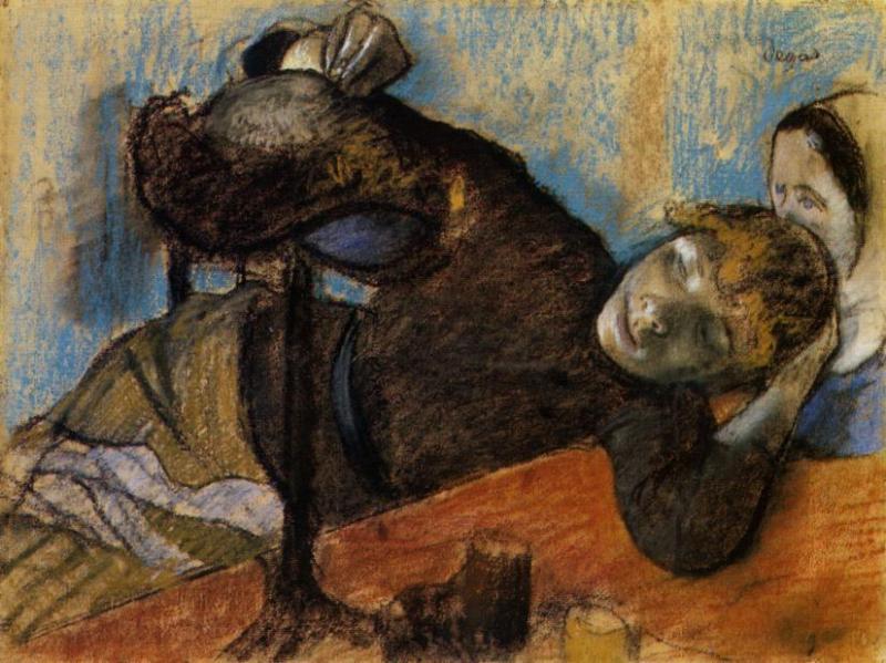 WikiOO.org - Enciklopedija likovnih umjetnosti - Slikarstvo, umjetnička djela Edgar Degas - The Milliner